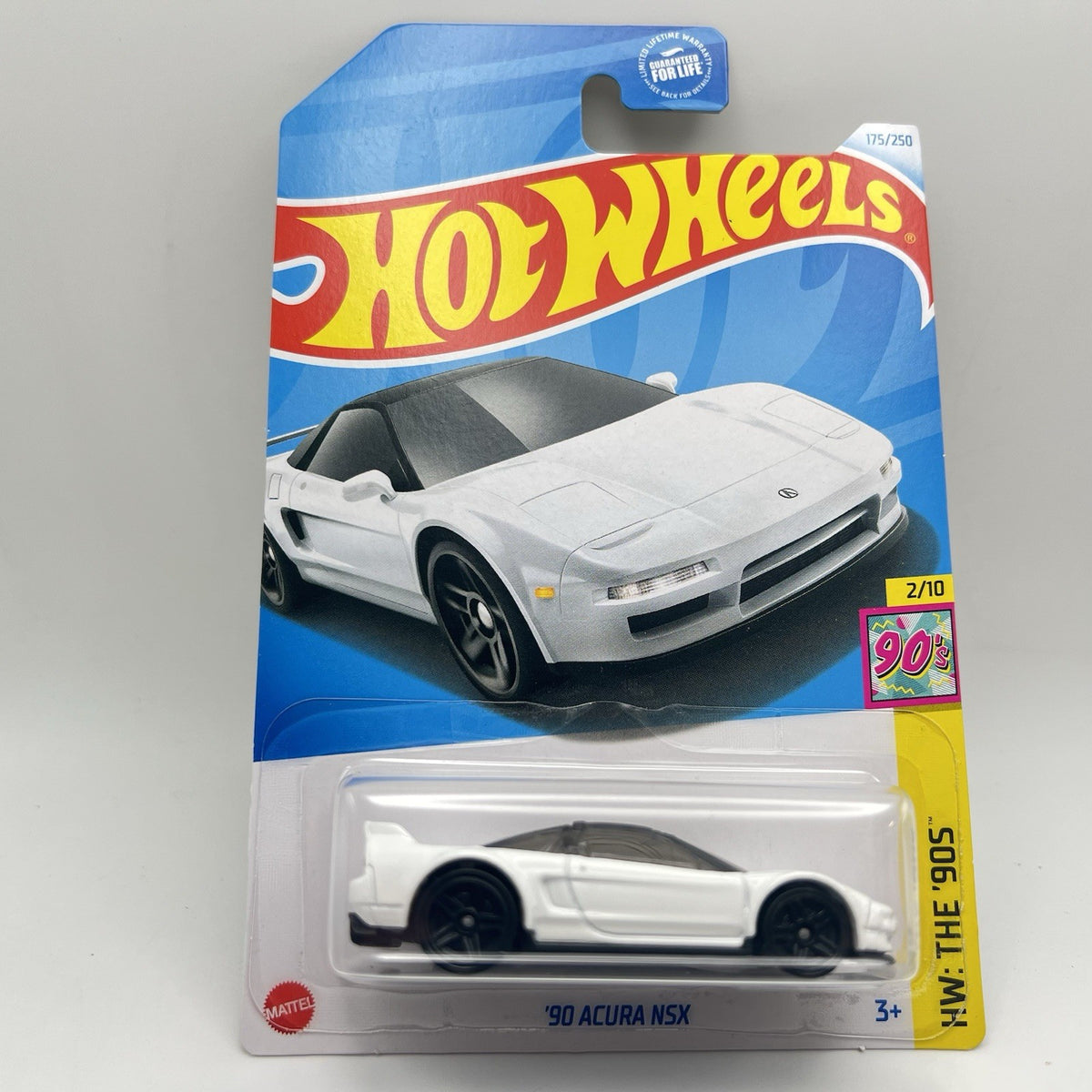 Hot Wheels '90 Acura NSX 2/10 HW The '90s White 2024