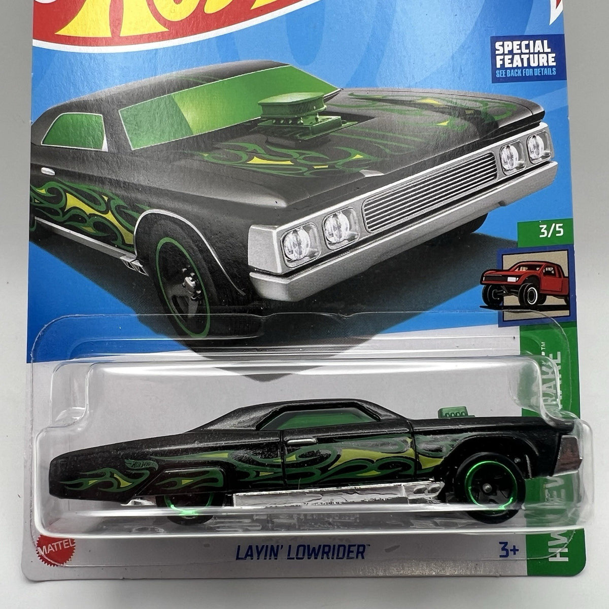 RARE VHTF 2024 Hot Wheels Layin' Lowrider 113/250 Reverse Rake Series Collector