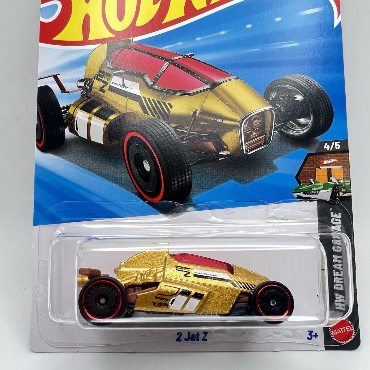 💛❤️ Hot Wheels 2 Jet Z Gold #147 Mainline 2026 Case G Treasure Hunt New TH