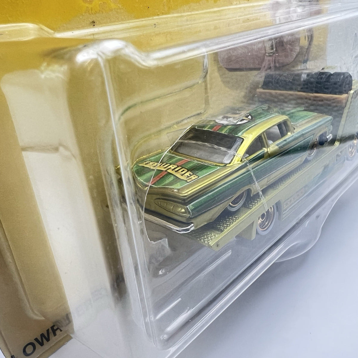 Custom Hot Wheels Team Transport Impala With Aero Lift w/ RR Lowrider 1 Of 1