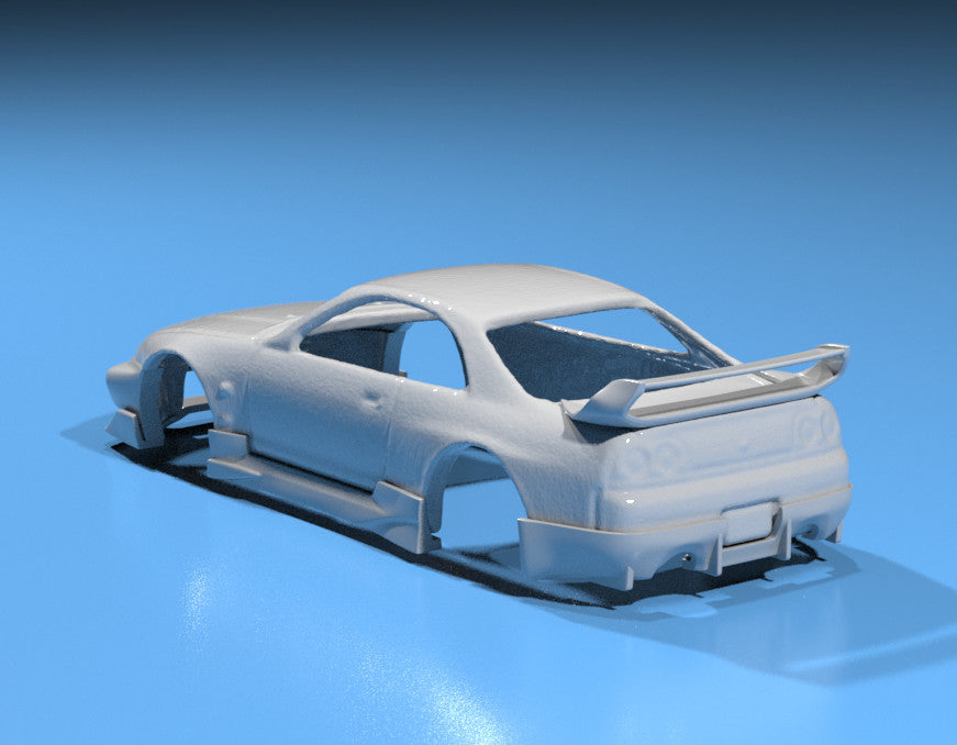 Veilside Style Wide Body Kit for Hot Wheels Nissan GTR R33 – Resin - 3d Printed