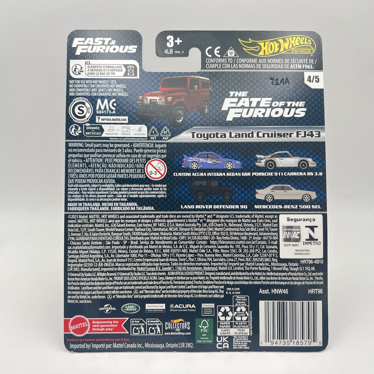 2024 Hot Wheels Premium Fast & Furious Toyota Land Cruiser FJ43 1:64
