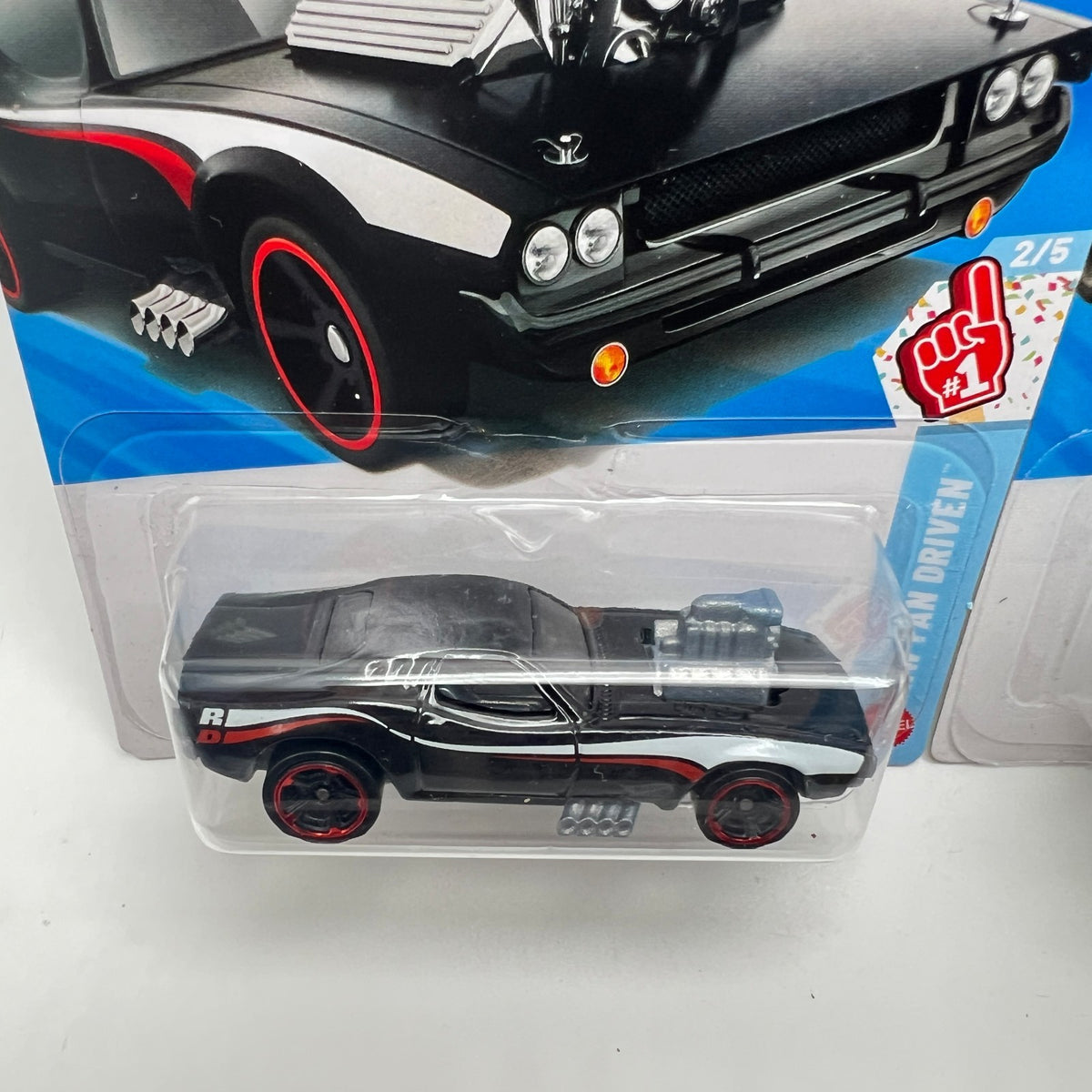 Hot Wheels Rodger Dodger Lot of 2 Black & Teal HW Fan Driven 2/5 19/250