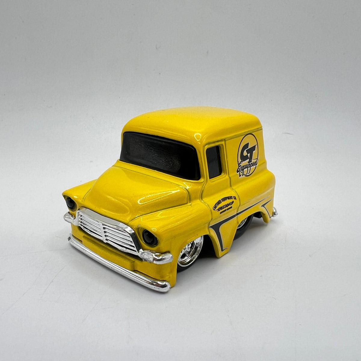 Car Tuned MGA Chevy Panel Truck CT Equipped Yellow Chibi LOOSE
