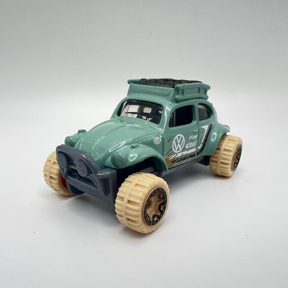 VOLKSWAGEN BAJA BUG Diorama Collectible DieCast Model Car 1:64 Green LOOSE