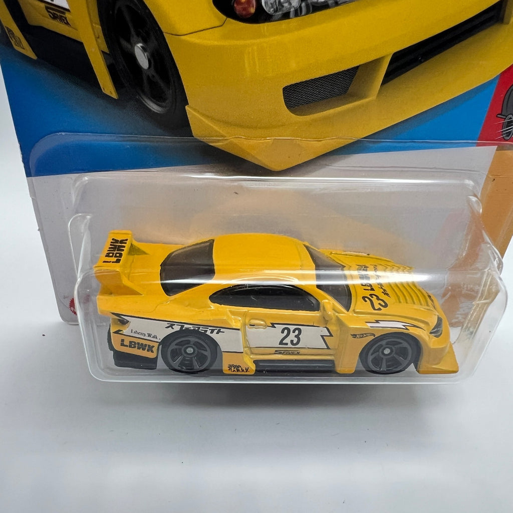 Hot Wheels LB Super Silhouette Nissan Silvia S15 Yellow HW Turbo 6/10 110/250