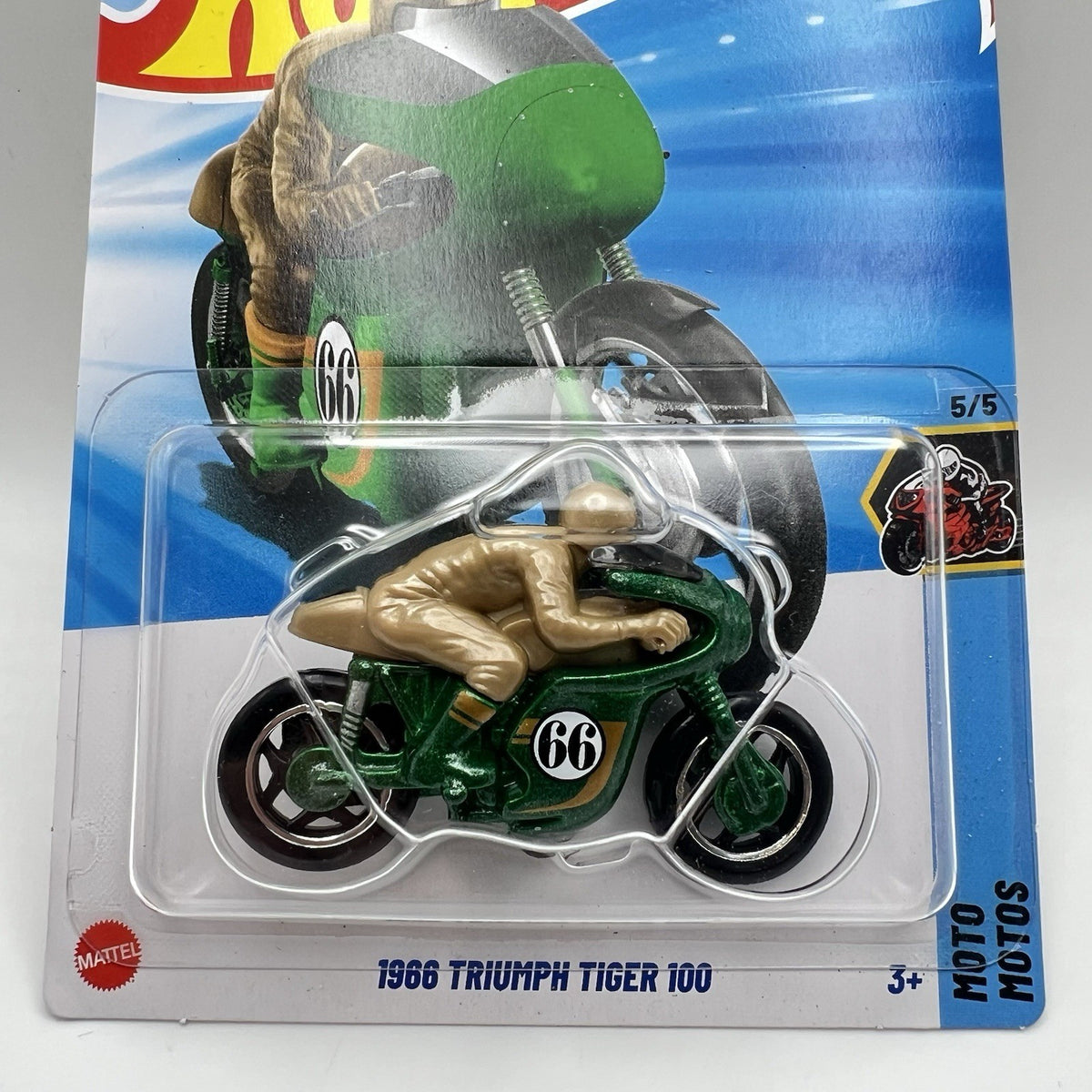 Hot Wheels 1966 Triumph Tiger 100 Treasure Hunt  MOTO 235/250