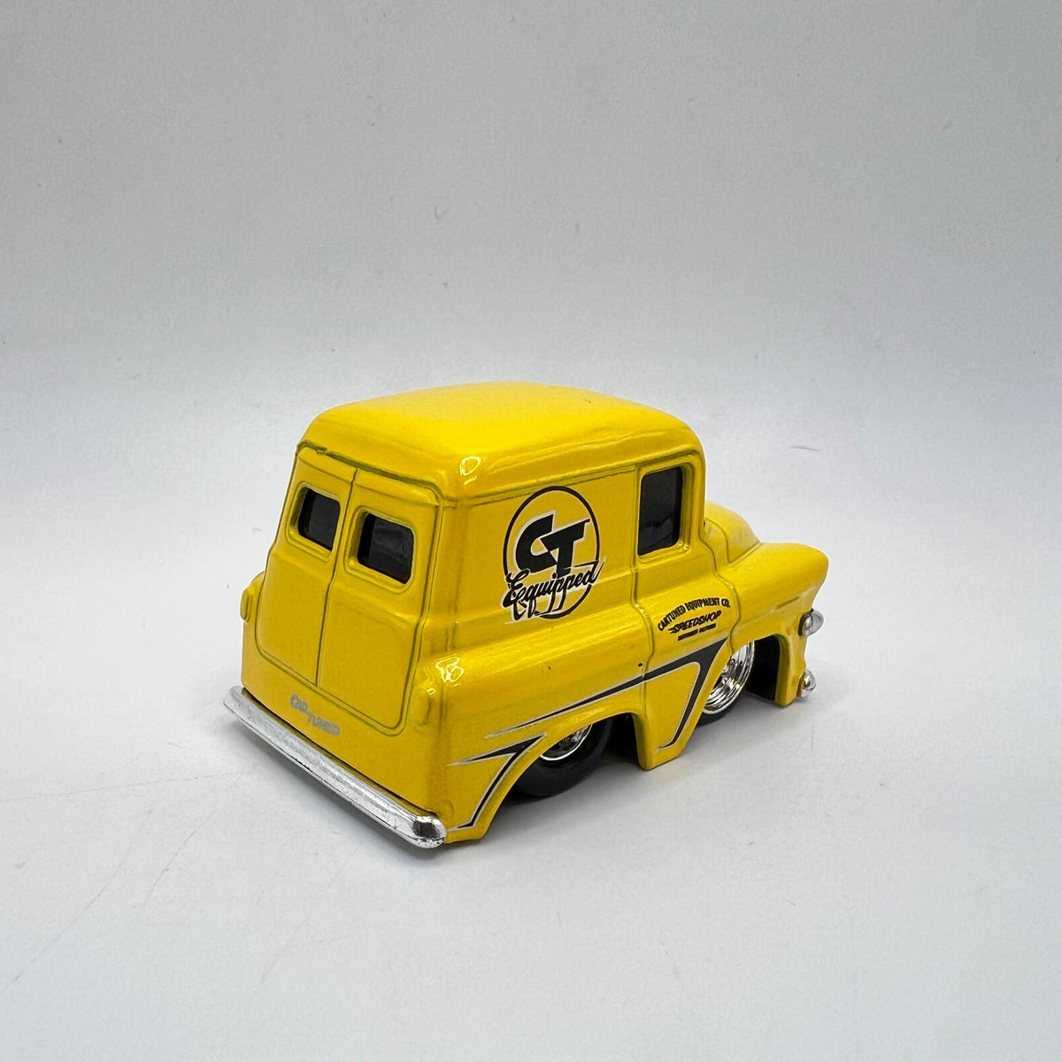 Car Tuned MGA Chevy Panel Truck CT Equipped Yellow Chibi LOOSE