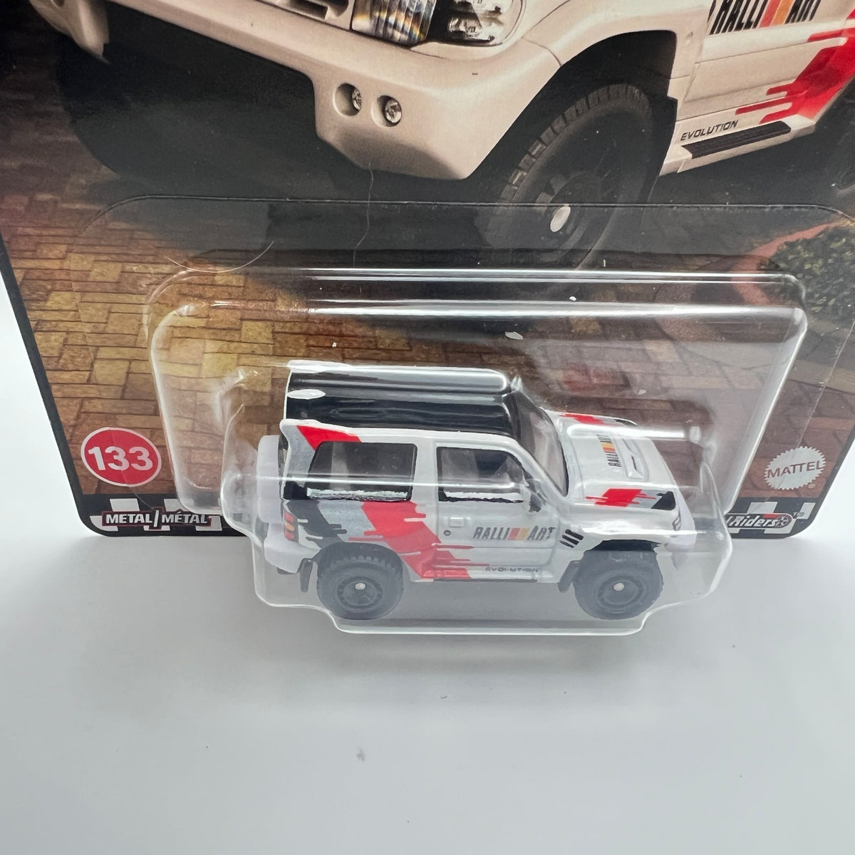 Hot Wheels Premium Mitsubishi Pajero Evolution Boulevard 133 Ralliart