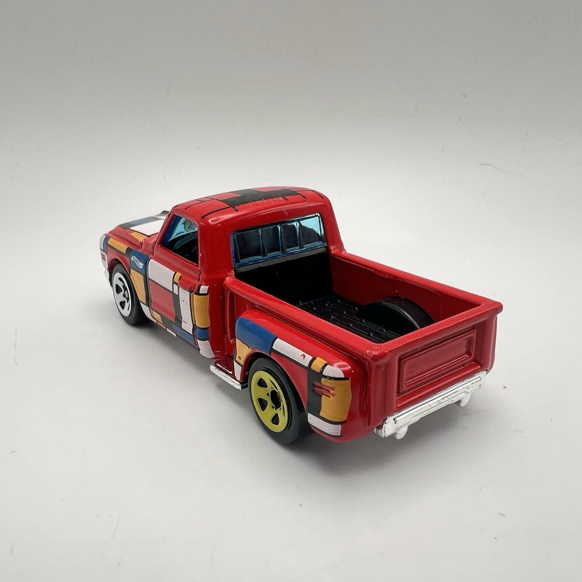 Hot Wheels ‘69 Chevy Pickup #108 HW ‘22 Art Cars 4/10 Red Loose VHTF!