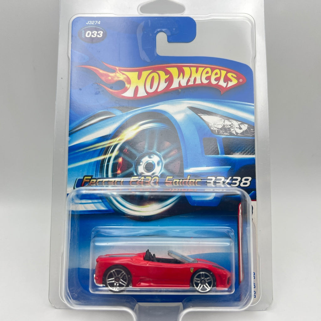Hot Wheels Ferrari F430 Spider Red 2006 First Editions #033