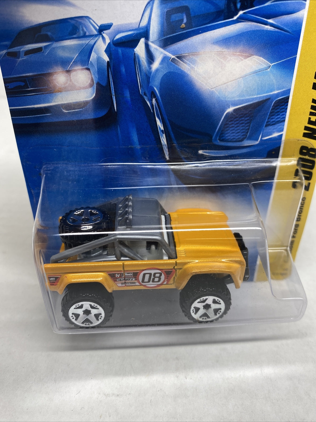 2008 New Models HOT WHEELS CUSTOM FORD BRONCO #021 / HTF COLOR
