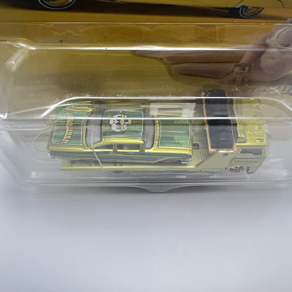 Custom Hot Wheels Team Transport Impala With Aero Lift w/ RR Lowrider 1 Of 1