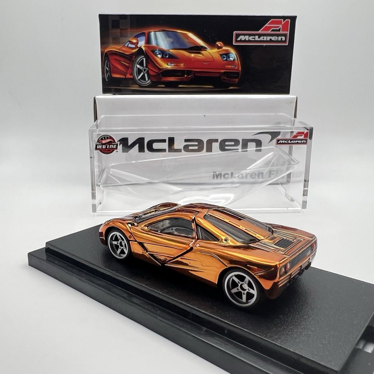 Hot Wheels RLC Exclusive McLaren F1 Spectraflame Dark Orange HGK75