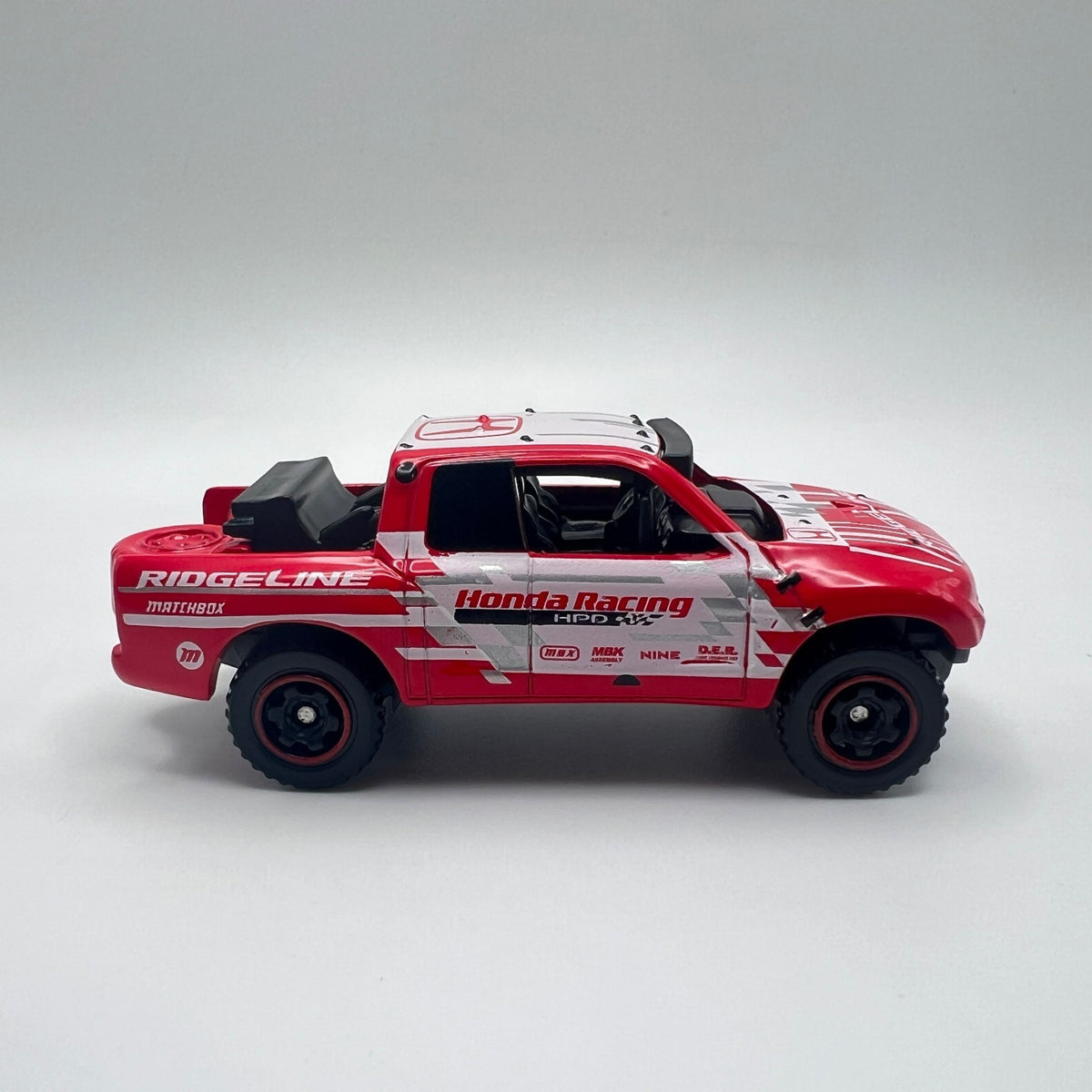 Matchbox 2015 Honda Ridgeline Red Honda Racing LOOSE 1/64