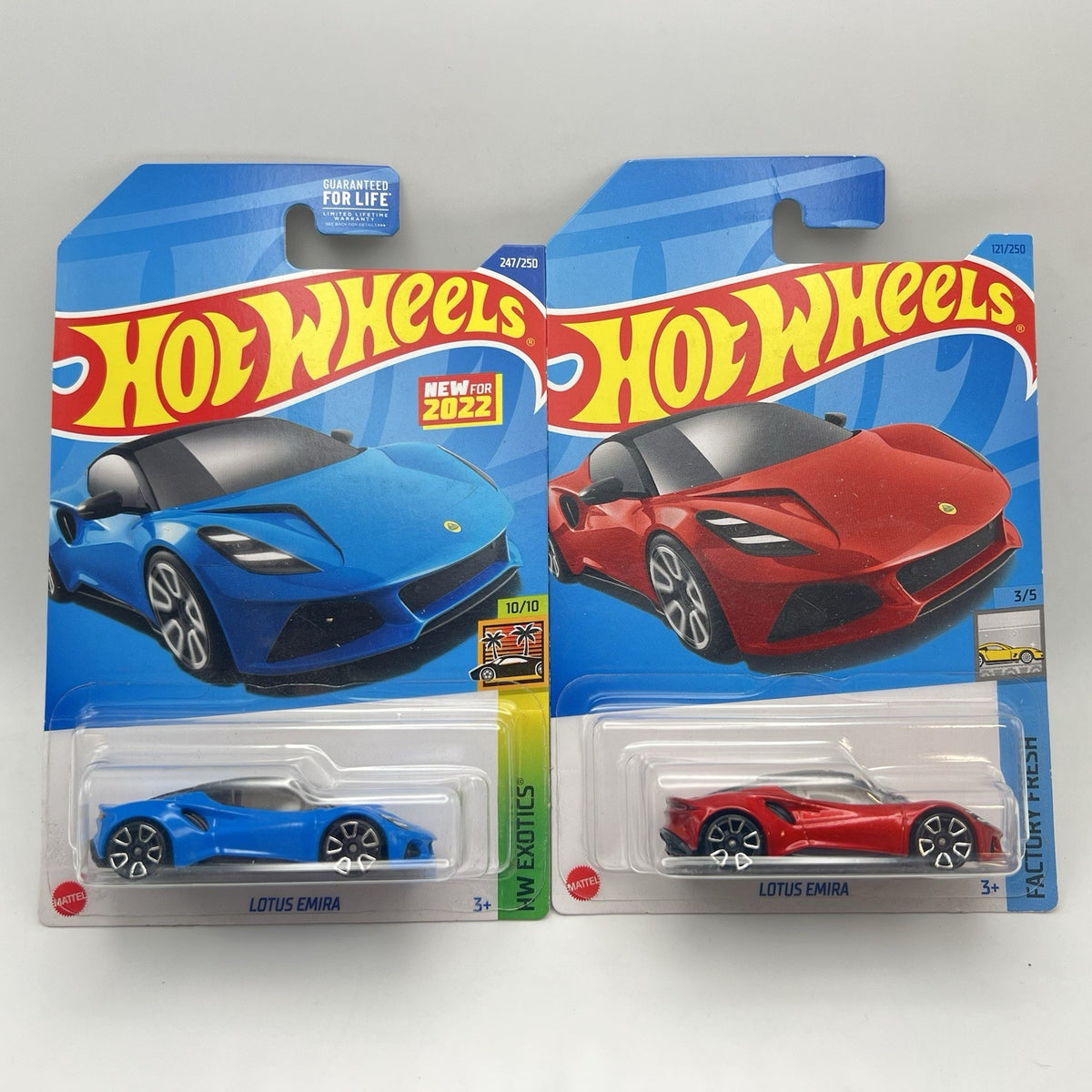 Lot Of Two Hot Wheels Lotus Emira