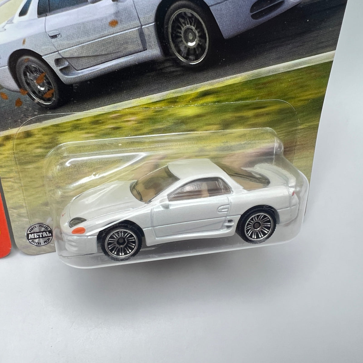 Matchbox 1994 Mitsubishi 3000GT Lot of 2 Red 70 Years White 88/125