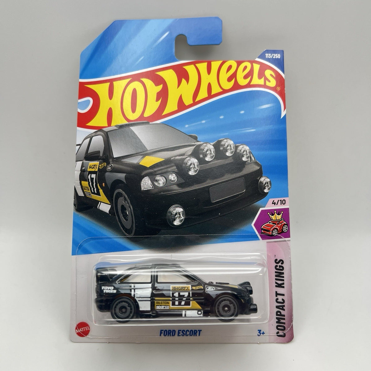 Hot Wheels Ford Escort Black #113 113/250 - 2025 Compact Kings