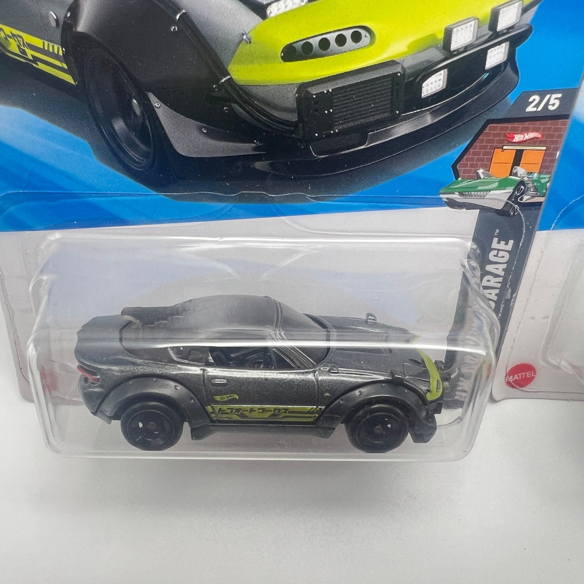 Hot Wheels Mazda MX-5 Miata Lot of 2 Gray + Green Winner 1/250 Dream Garage
