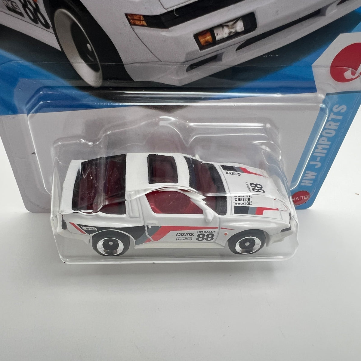 Hot Wheels 88 Mitsubishi Starion 177/250 HW J-Imports 8/10 White 1:64