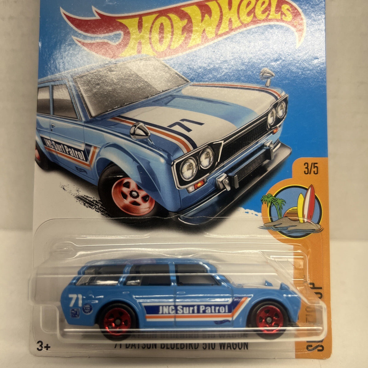 Hot Wheels '71 Datsun Bluebird 510 Wagon  Blue 277/365