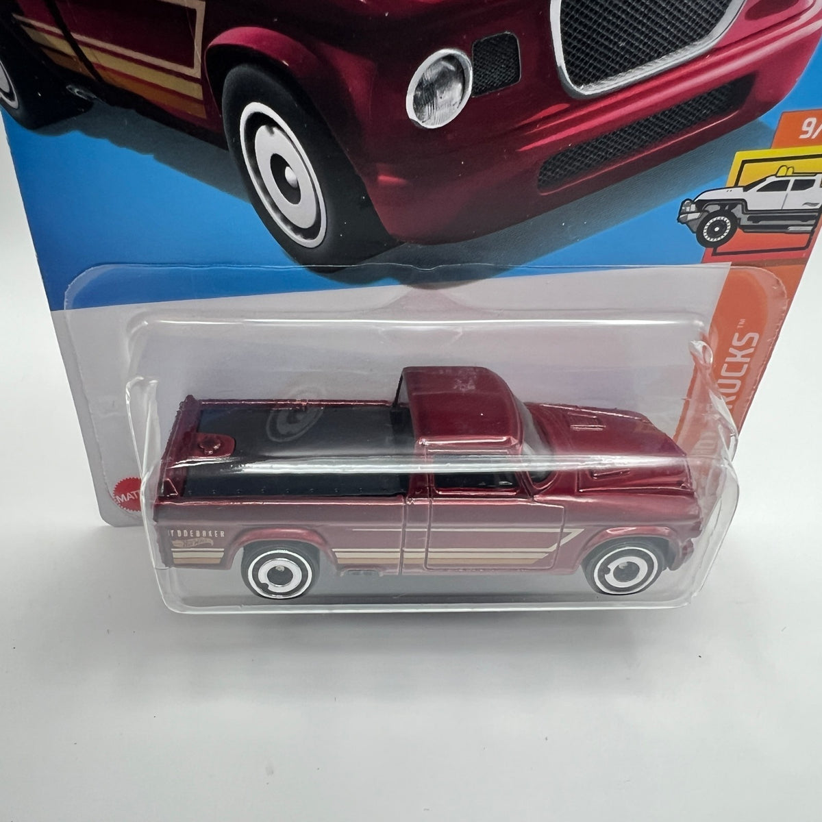 HW 63 Studebaker Champ Maroon 155/250 HW Hot Trucks 9/10