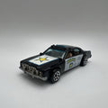 1977 Hot Wheels Police Car Emergency Squad Black & White 1:64 DIECAST Toy Car