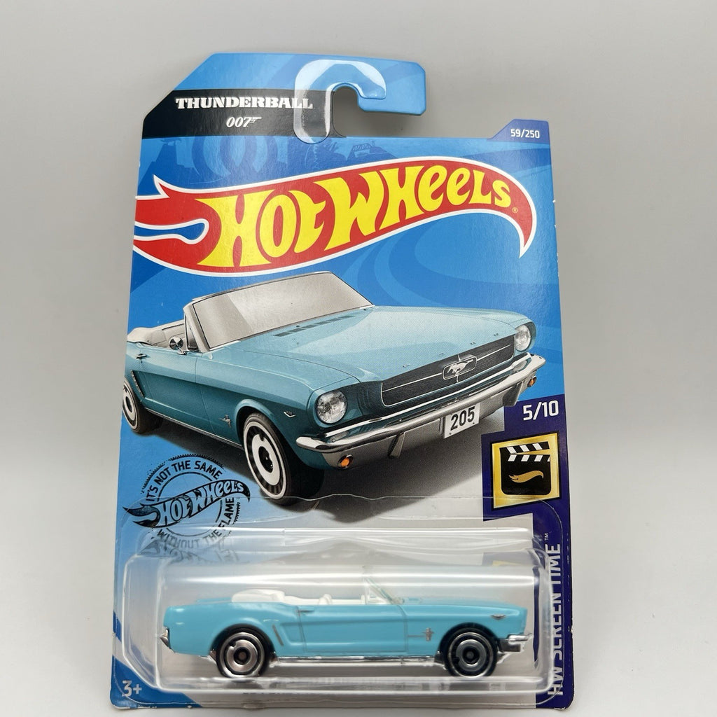 2020 Hot Wheels #59 HW Screen Time 5/10 '65 FORD MUSTANG CONVERTIBLE