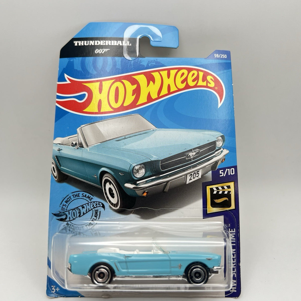 2020 Hot Wheels #59 HW Screen Time 5/10 '65 FORD MUSTANG CONVERTIBLE