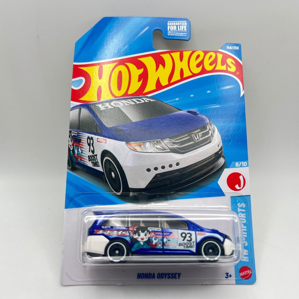 Hot Wheels Honda Odyssey 149/250 J-Imports 6/10 Blue 1:64 Diecast