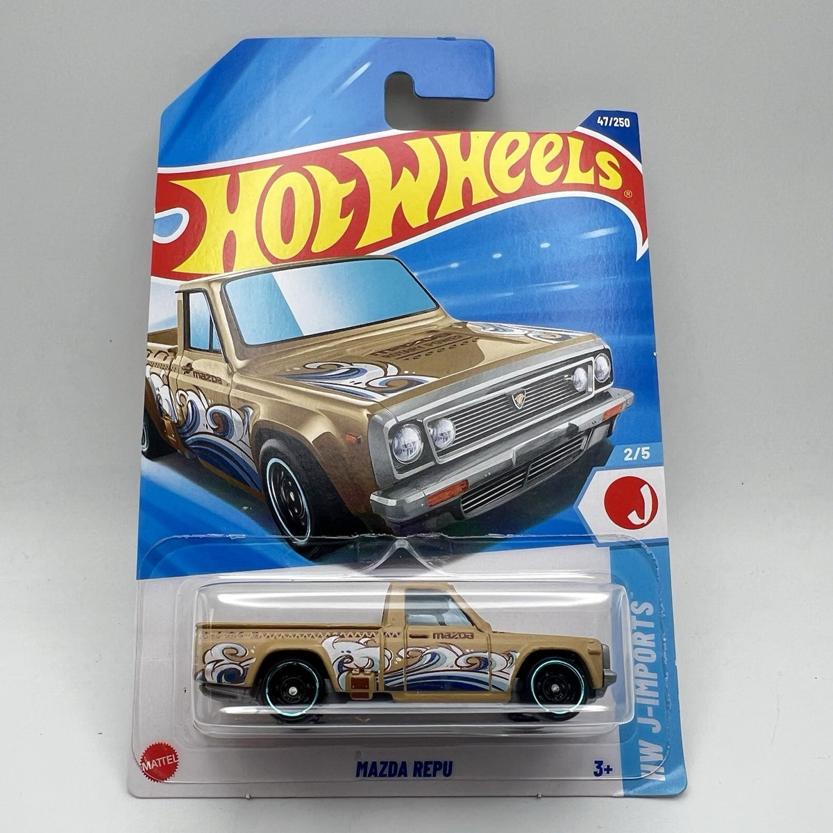 Hot Wheels 2025 HW J-Imports 2/5 047 Mazda REPU TAN Mad Mike