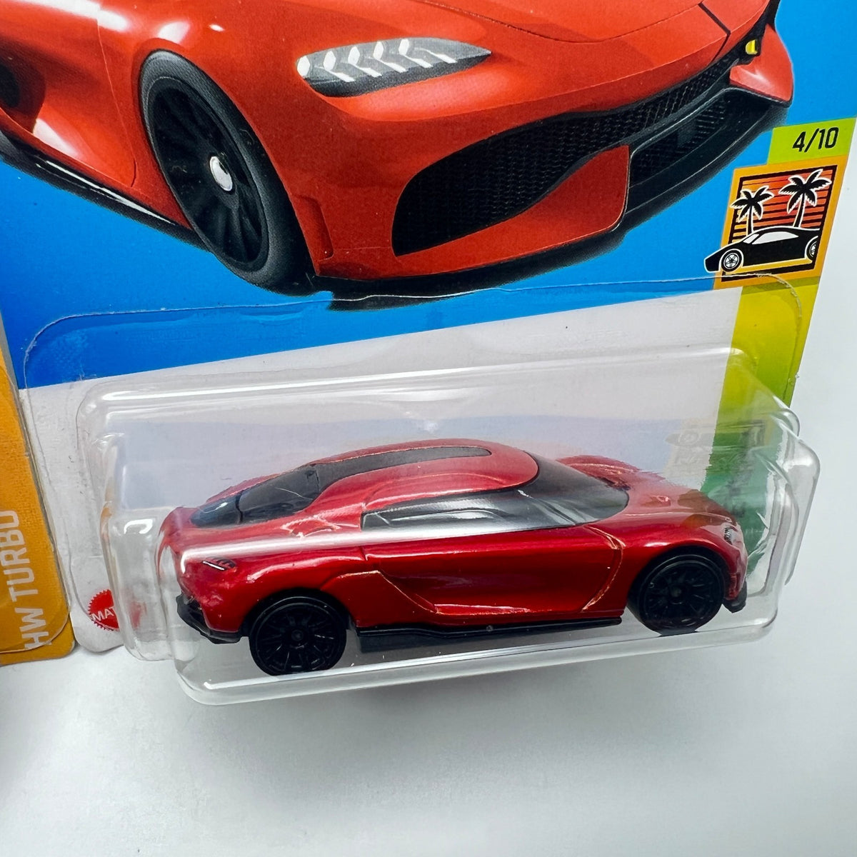 Hot Wheels Koenigsegg Gemera Lot of 2 Orange 138/250 HW Turbo + Red 188/250