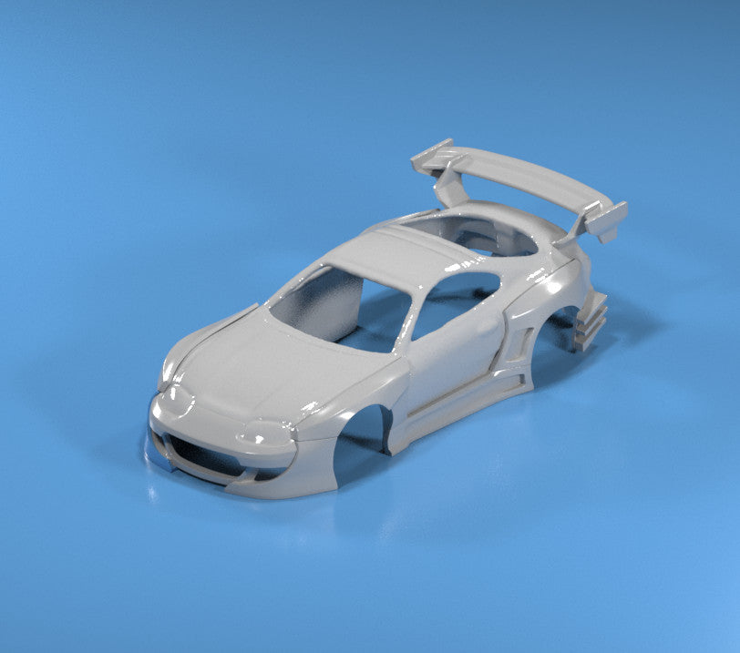 Pandem Style Wide Body Kit for Hot Wheels Toyota Supra - Resin - 3d Printing
