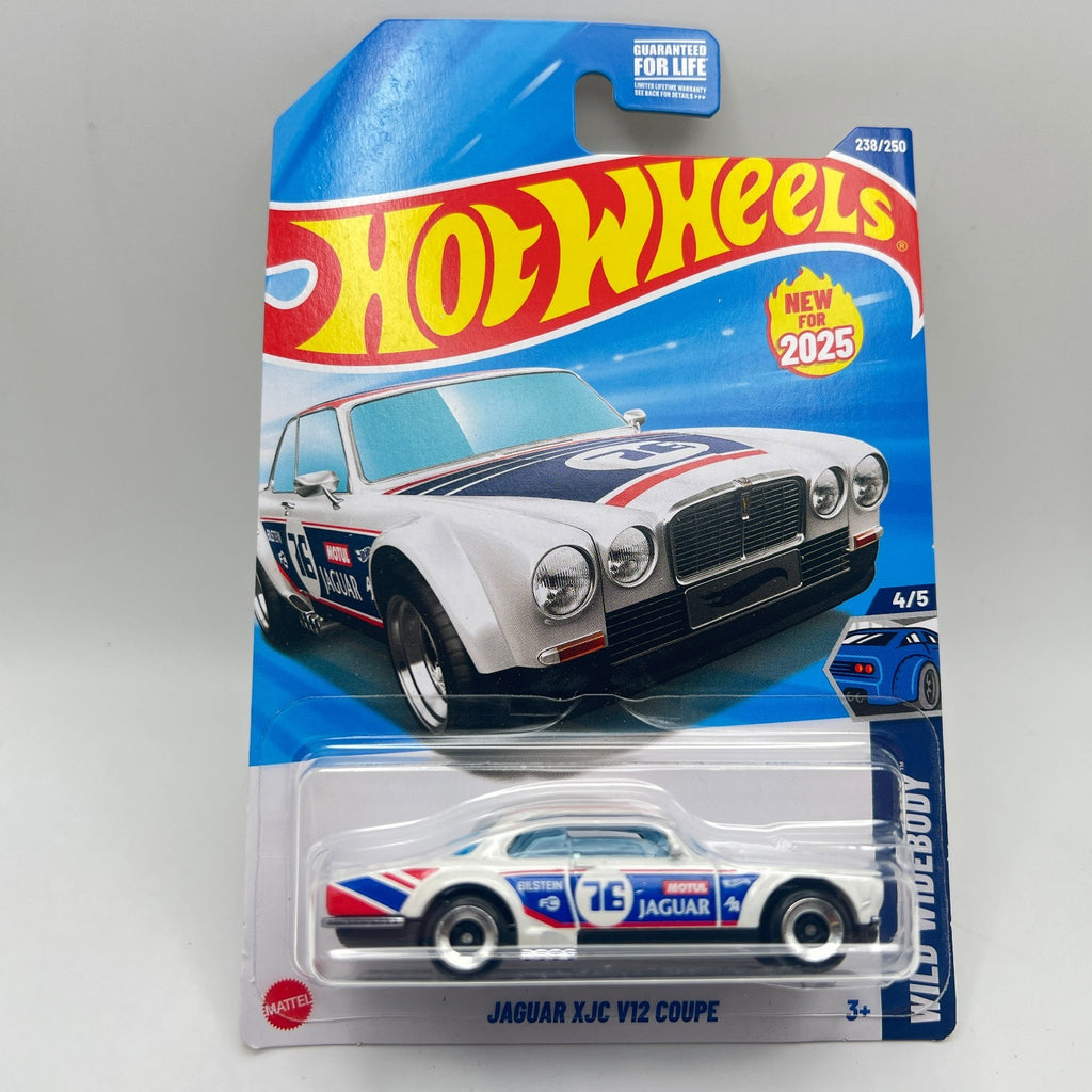 Hot Wheels Jaguar XJC V12 Coupe 238/250 Wild Widebody 4/5 White 1:64