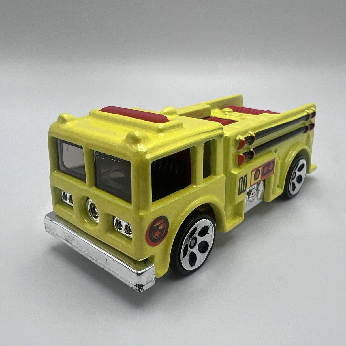 Hot Wheels Yellow Fire Eater Engine Truck Rescue Car Vehicle Malaysia 1976