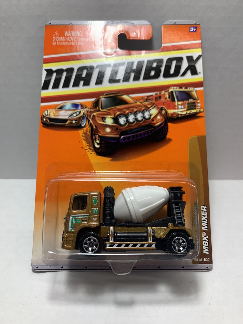 2010 MATCHBOX CONSTRUCTION MBX MIXER BROWN & BLACK 46/100