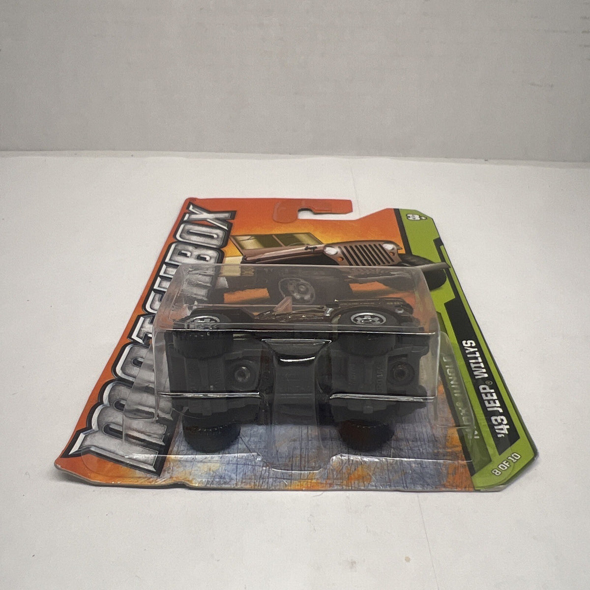 Matchbox 2012 MBX Jungle Series #108 '43 Jeep Willys Mtflk Brown Swamp Crew