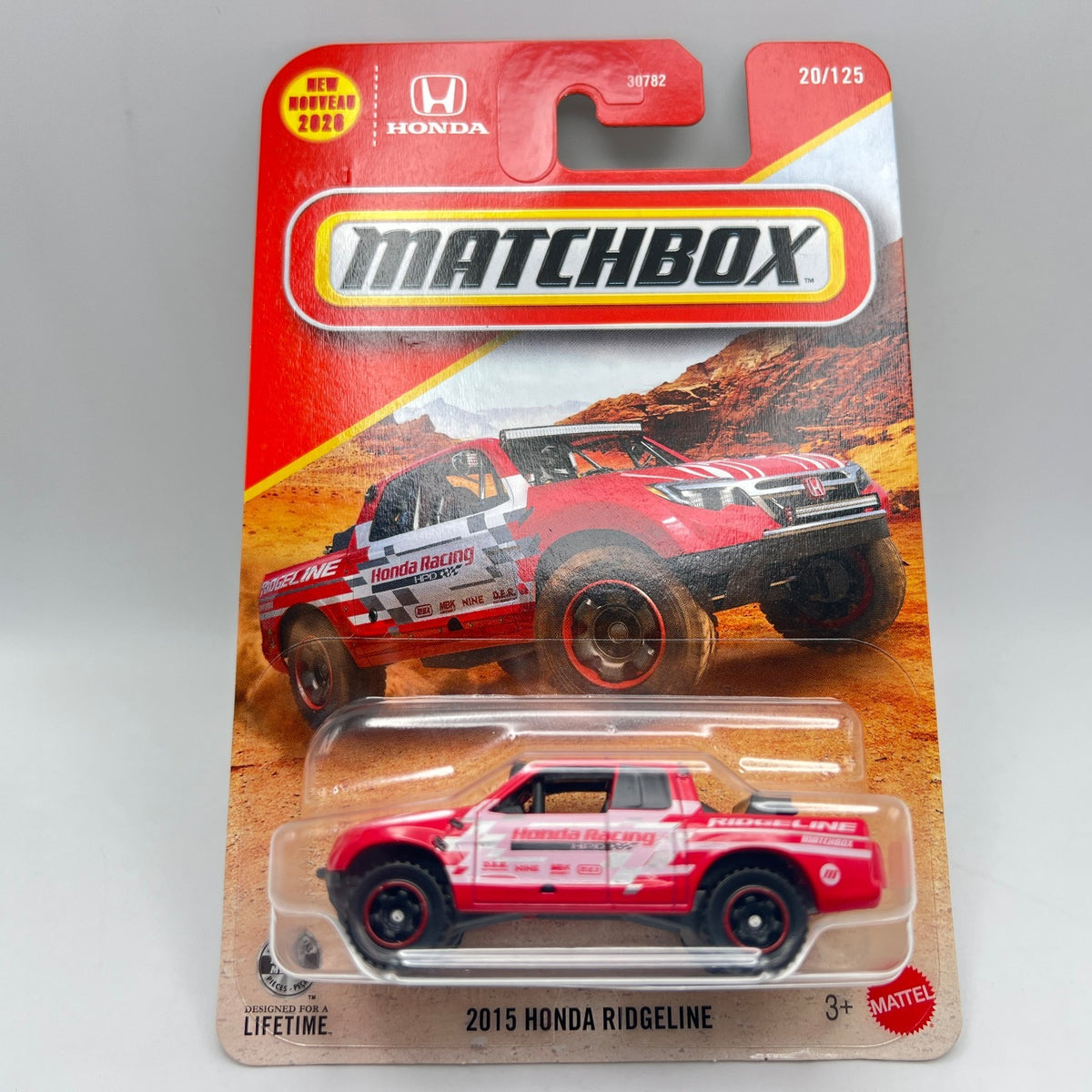 2026 Matchbox 2015 Honda Ridgeline Red Off Road 20/125 First Release