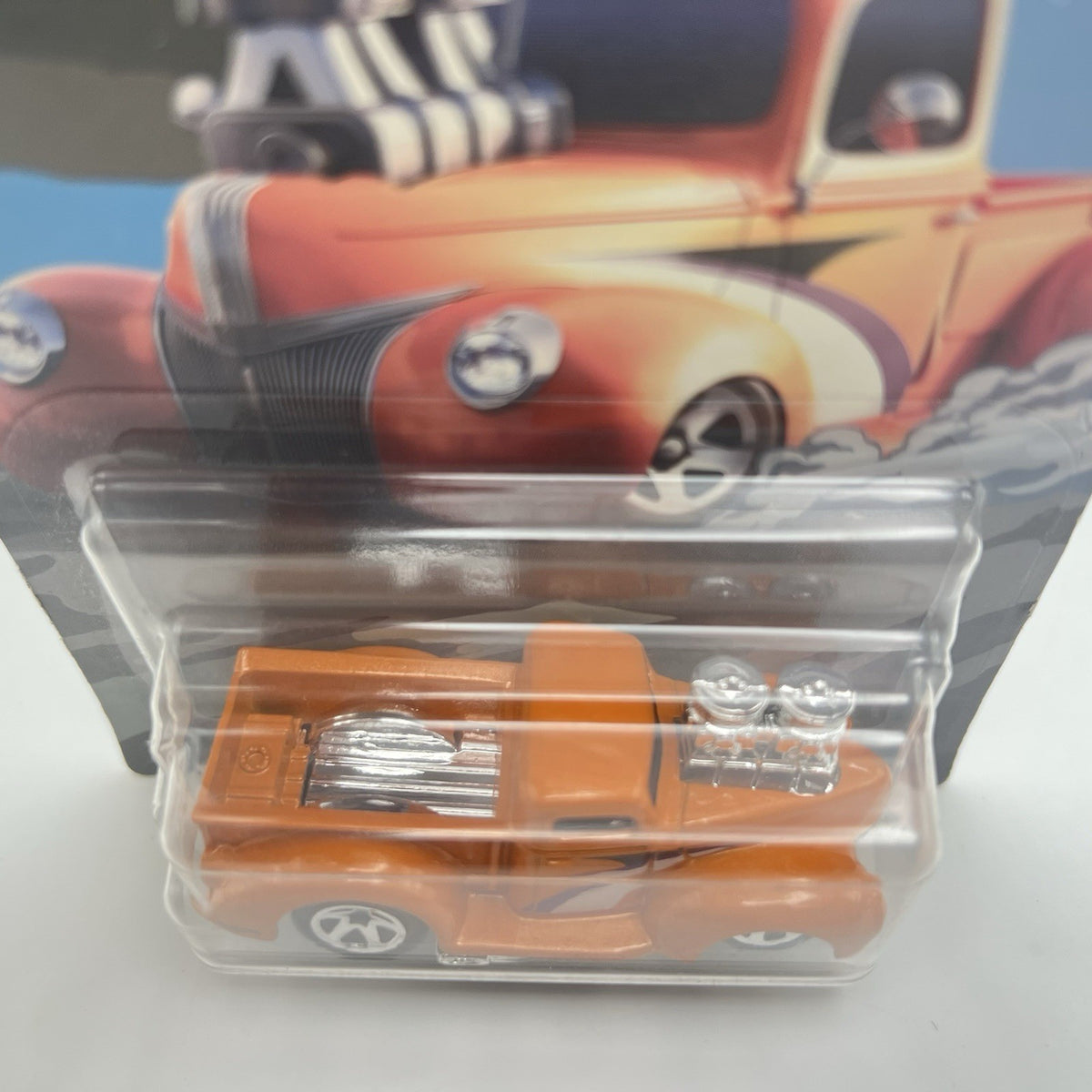 2018 Hot Wheels ‘41 Ford Pickup Walmart Exclusive Truck Series #3/8  Orange