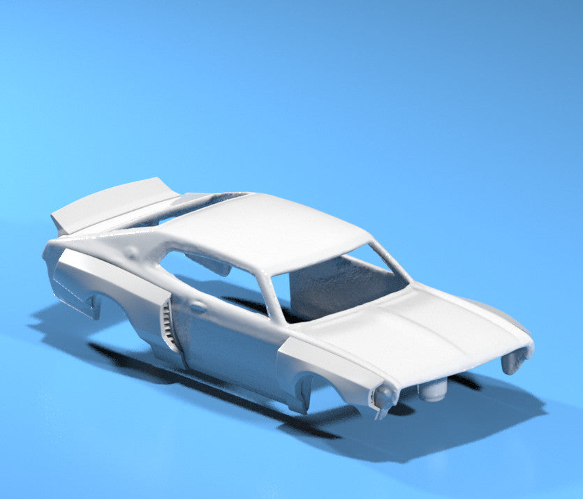 FatBoi Style Wide Body Kit for Hot Wheels Laurel 2000 GSX – Resin - 3d Printed