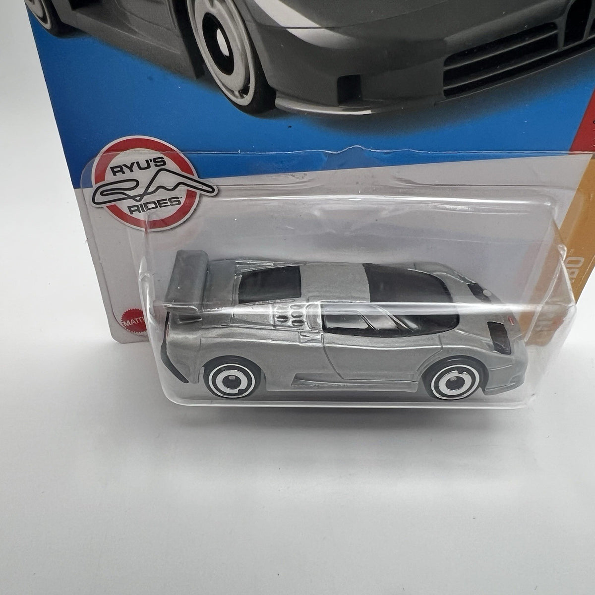 Hot Wheels gray 94 Bugatti EB110 SS “HW Turbo" 5/10 - 65/250 Diecast 1:64