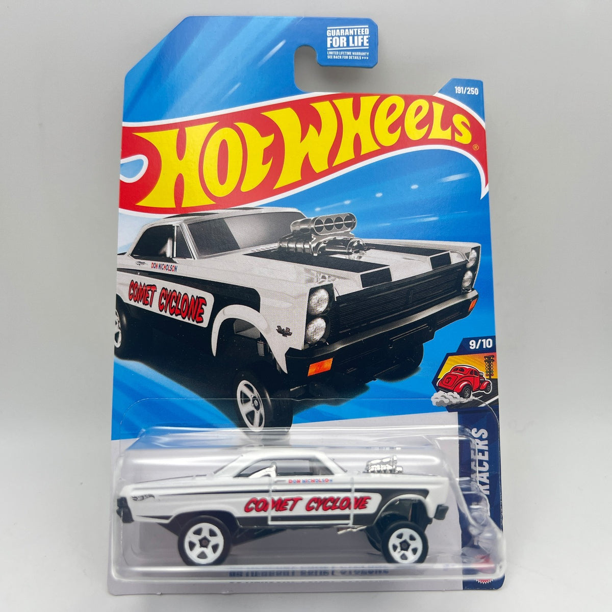 Hot Wheels '65 Mercury Comet Cyclone White 191/250 Drag Racers 9/10 2026