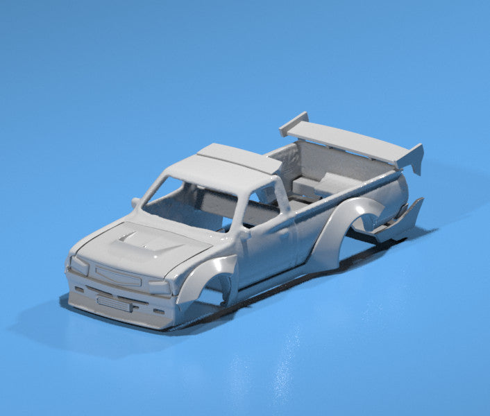 RB Style Wide Body Kit for Hot Wheels Datsun 620 Truck - Resin - 3d Printed