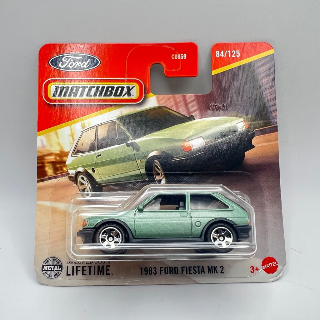 Matchbox 1983 Ford Fiesta MK 2 84/125 Light Metallic Green 1:64 Diecast