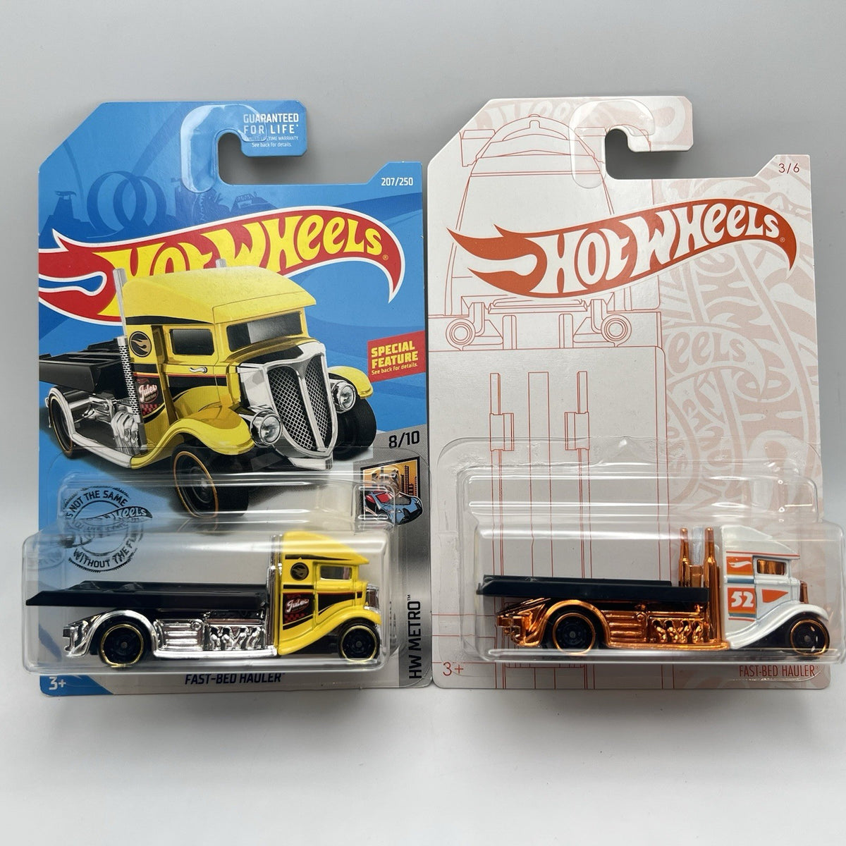 Fast Bed Hauler Treasure Hunt And 52nd Anniversary Hot Wheels Set Of 2