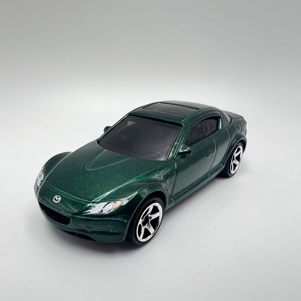 Matchbox 2004 Mazda RX-8 Dark Green 1:64 Diecast Diorama Model Car