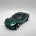 Matchbox 2004 Mazda RX-8 Dark Green 1:64 Diecast Diorama Model Car
