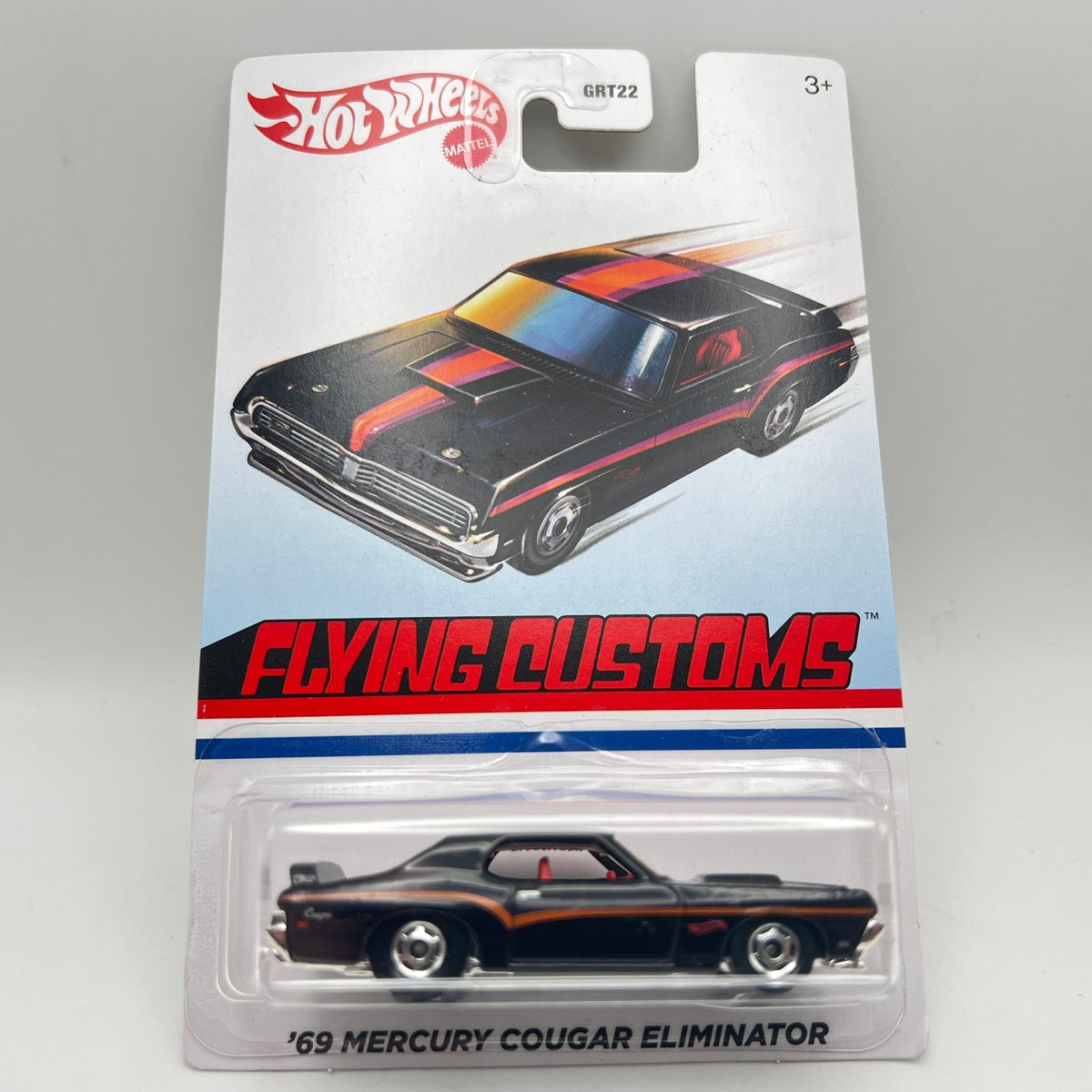 Hot Wheels '69 Mercury Cougar Eliminator Black Flying Customs