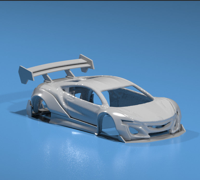 Wide Body Kit for Hot Wheels '17 Honda NSX - Resin - 3d Printed