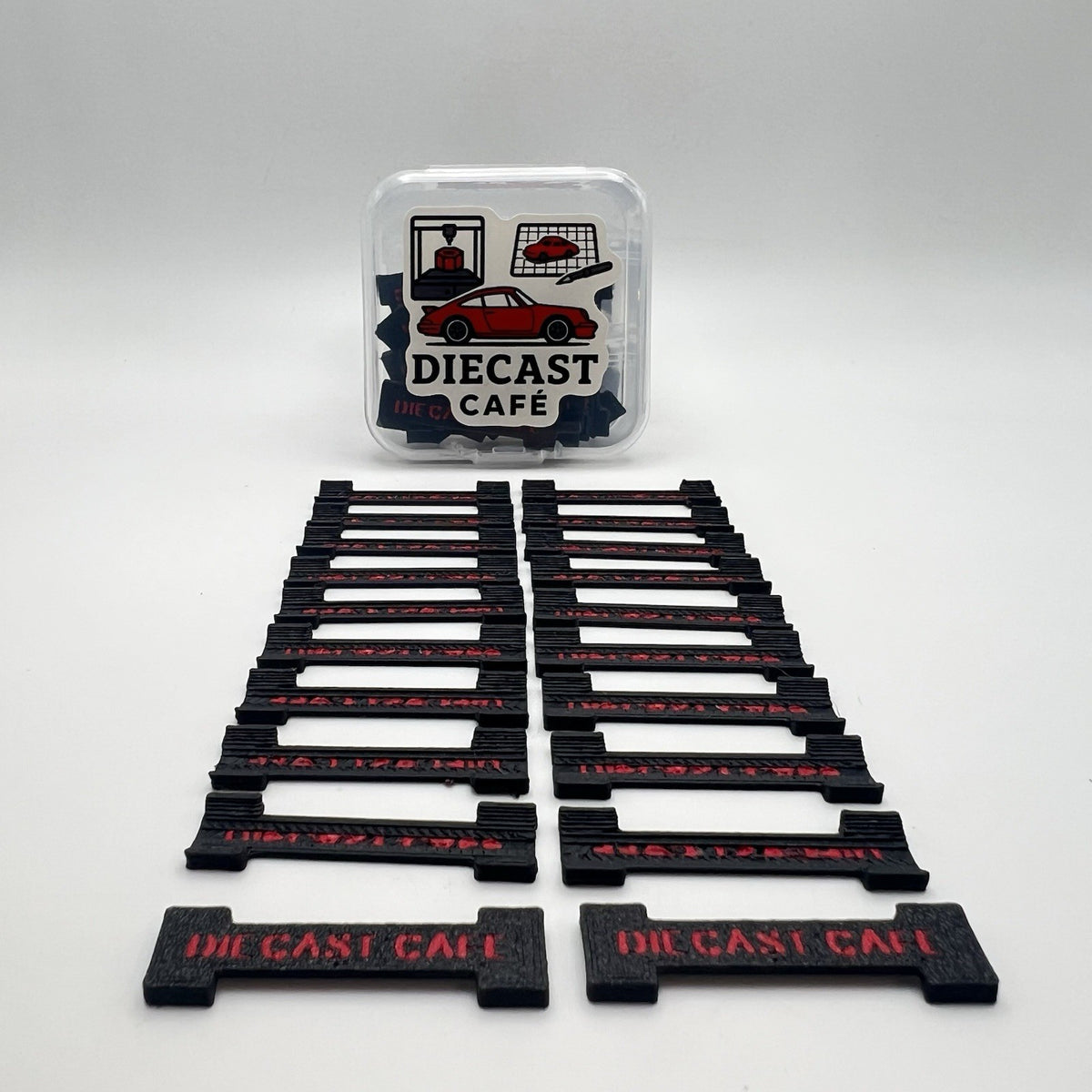 Diecast Cafe - Scale 1:64 Wheel Chocks Set Of 20 pieces S Scale - Anti Rollers